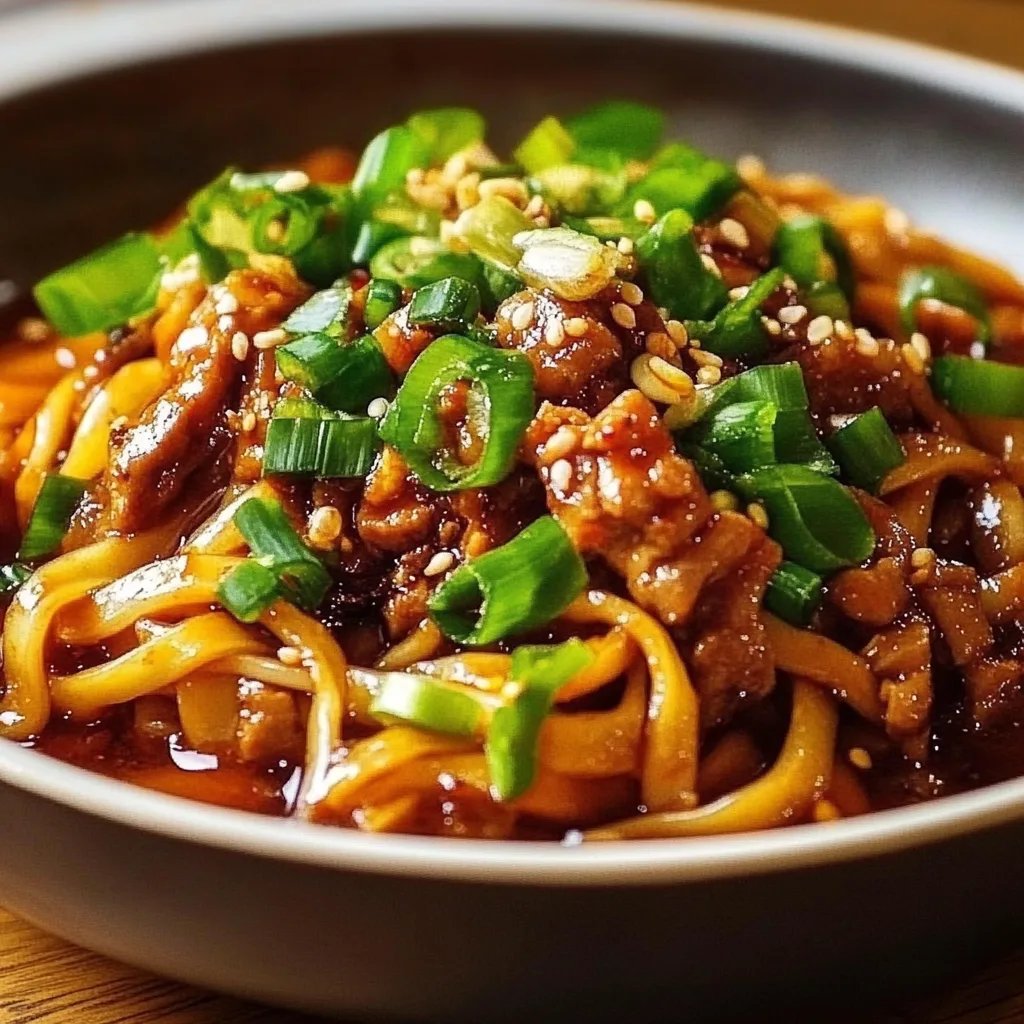 Enkla Sichuan-nudlar: Ett underbart ultimat recept