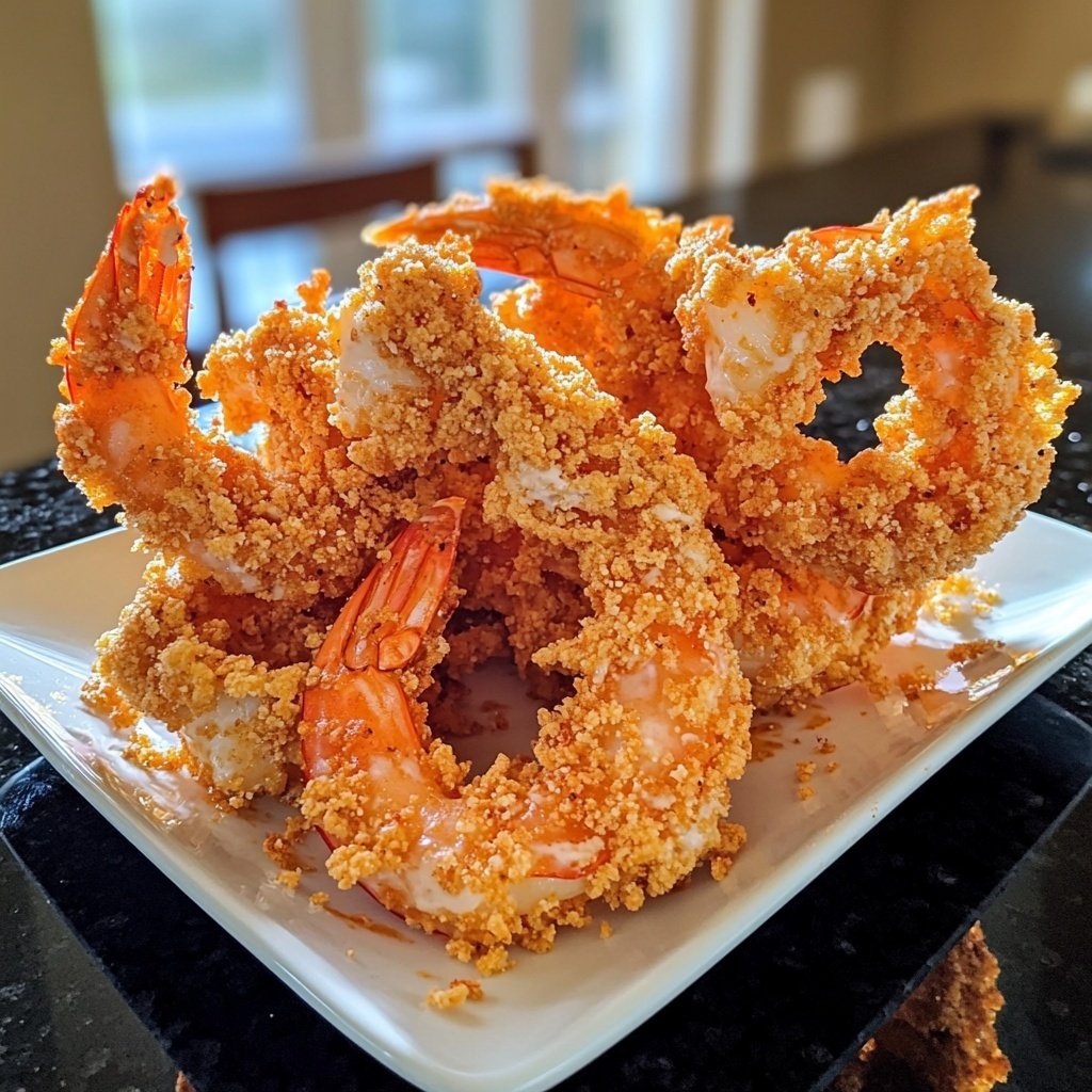 Luftfritteuse Bang Bang Garnelen