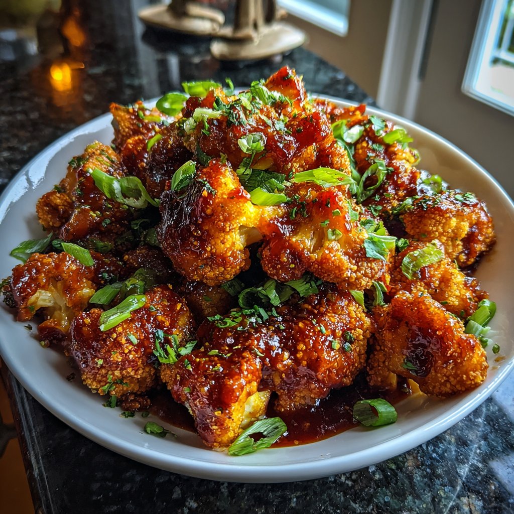 BBQ Chicken Cauliflower Bites