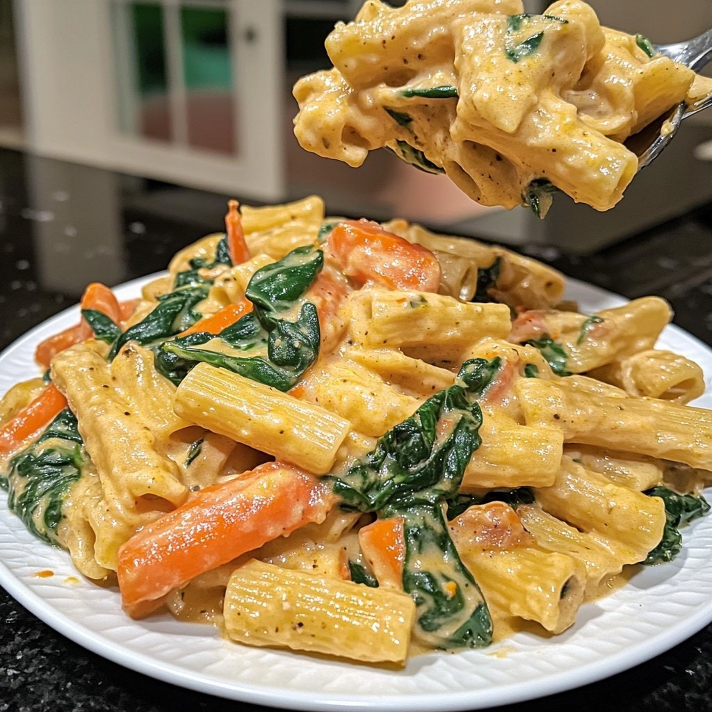 Schnelle-und-Einfache One-Pot-Pasta mit Wintergemüse