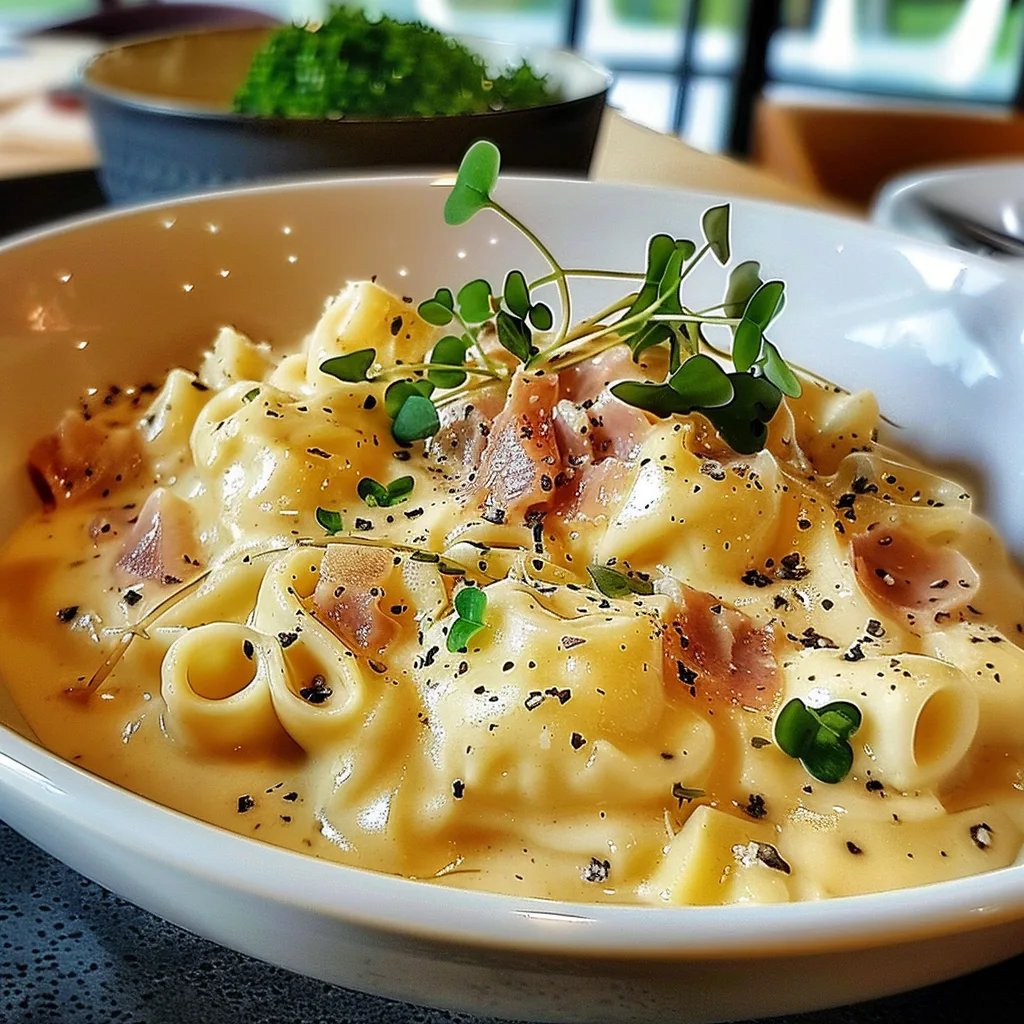 Käse-Schinken-Sahne Spätzle