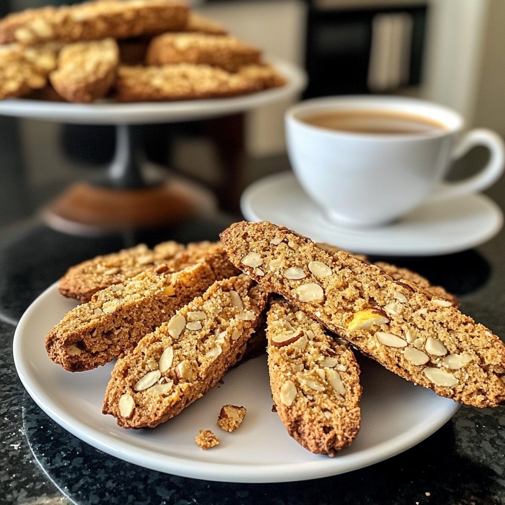 Meyer Zitronen Mandeln Biscotti