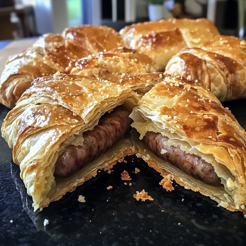 Weihnachtswürstchen im Schlafrock