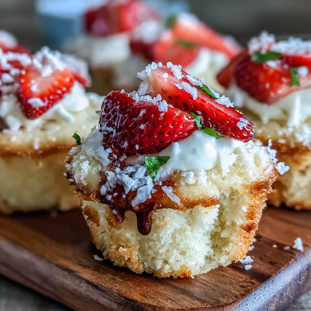 Erdbeer-Shortcake Delight Cupcakes