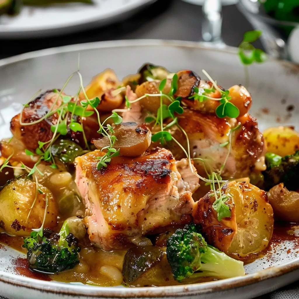 Kasseler-Rosenkohl-Auflauf