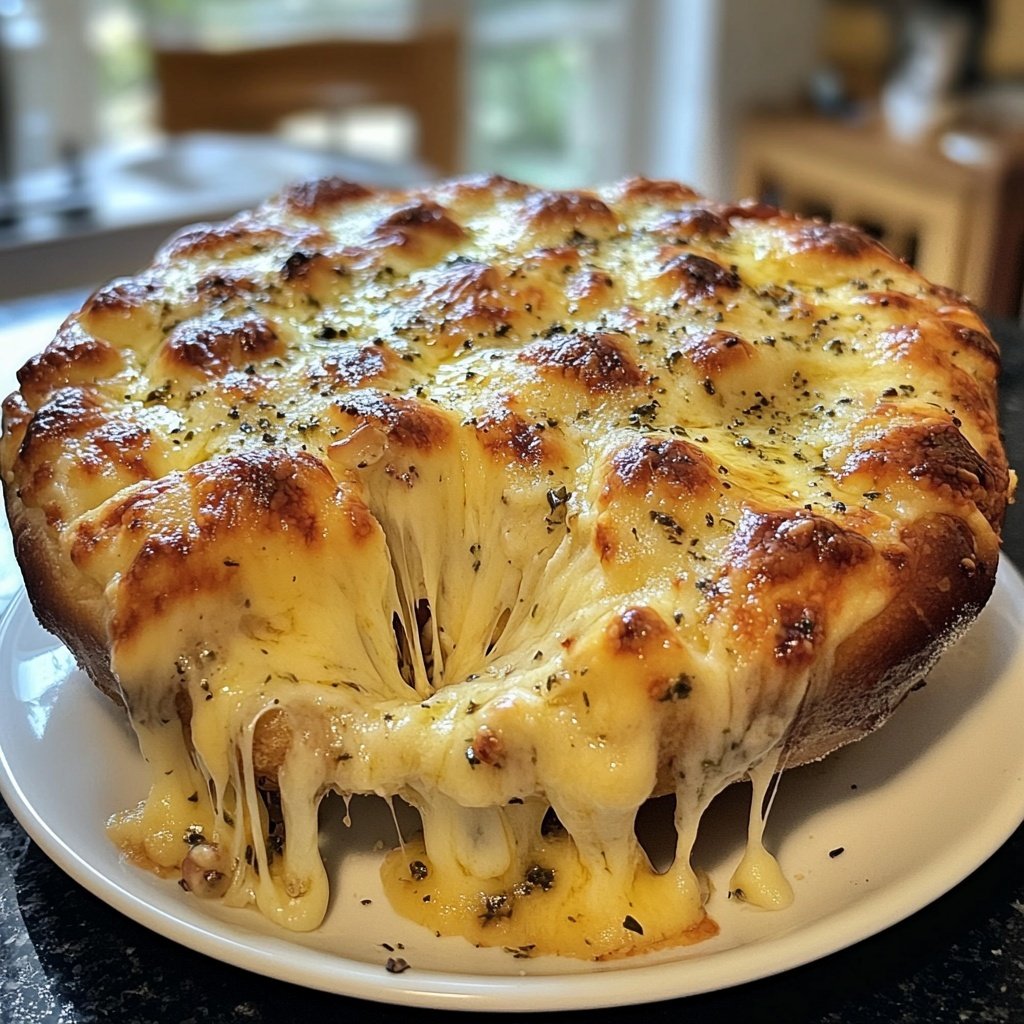 Überbackener Ofenkäse mit Rosmarin und Knoblauch