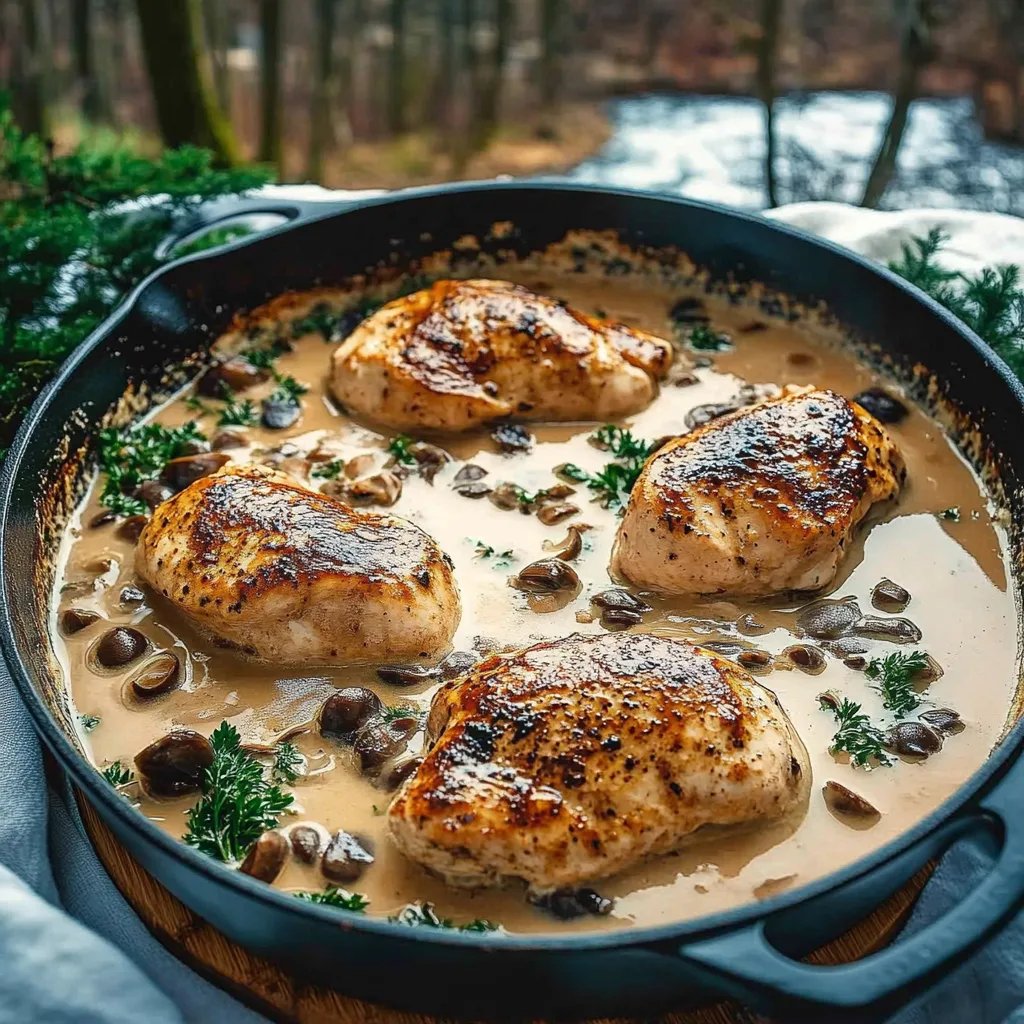 Kyckling i krämig balsamvinägersås: Ett fantastiskt ultimat recept