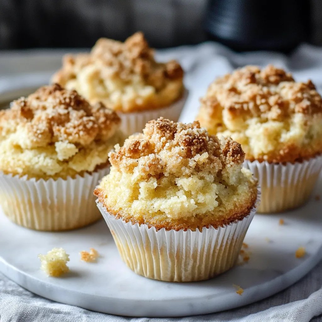 Apfel-Muffins mit knusprigen Streuseln