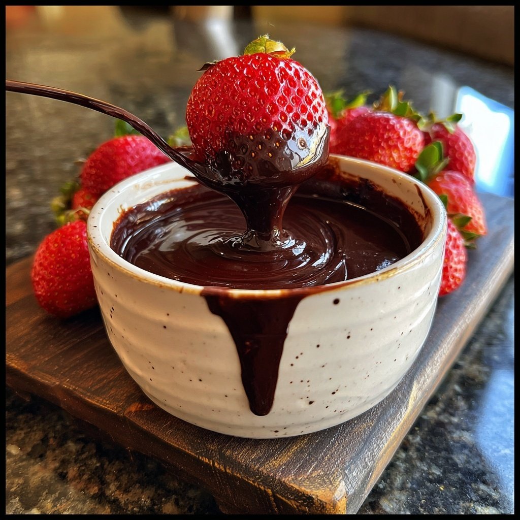 Süße Träume Schokoladen Fondue