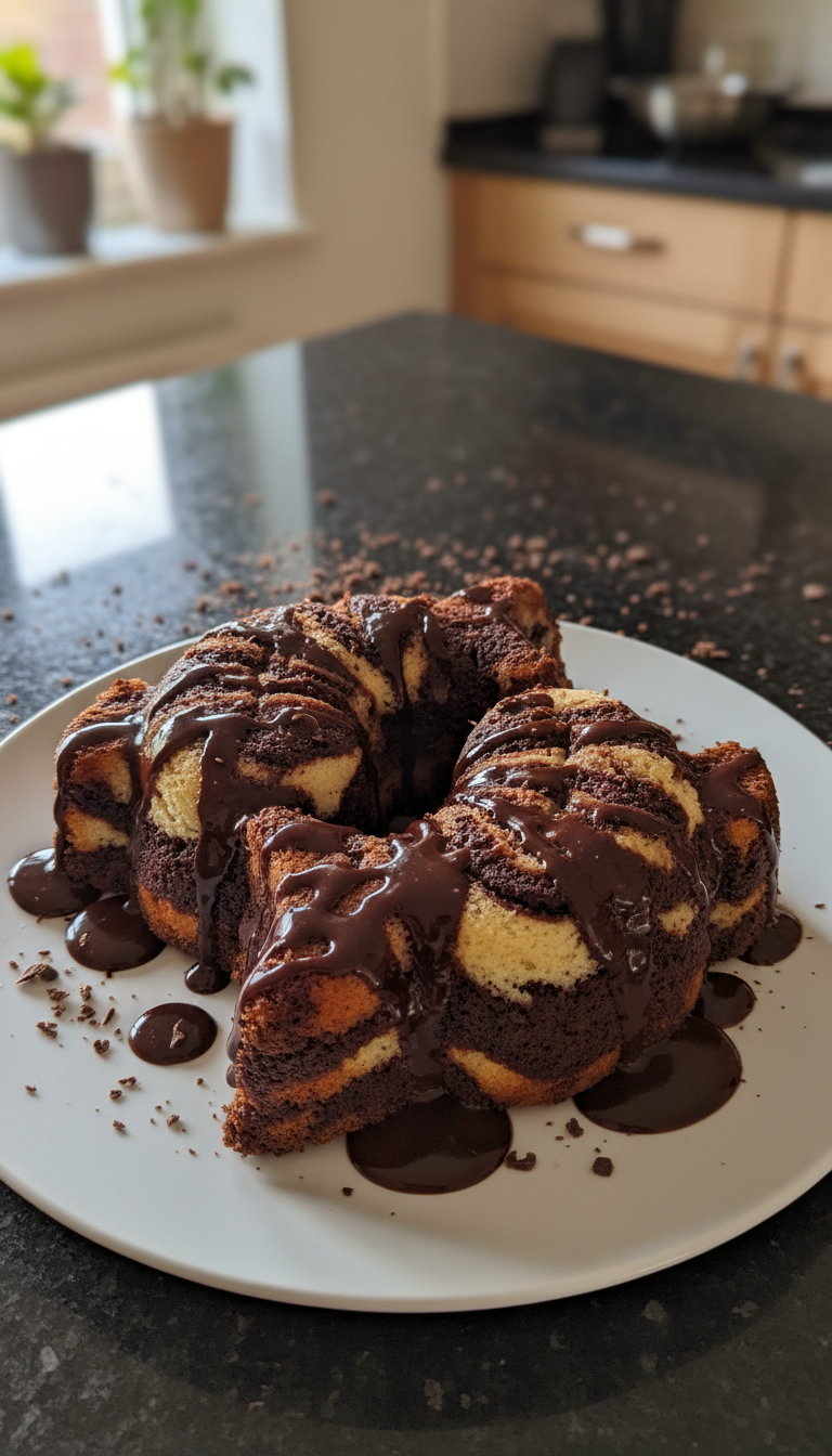 Schoko Swirl Kuchen Fisch Sternzeichen