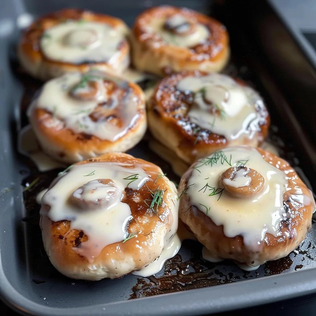 Zimtschnecken mit Vanilleglasur