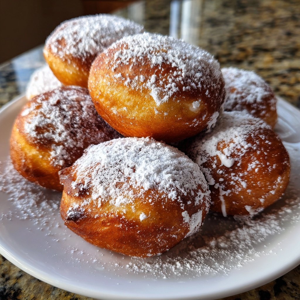 Beignets aus der Heißluftfritteuse