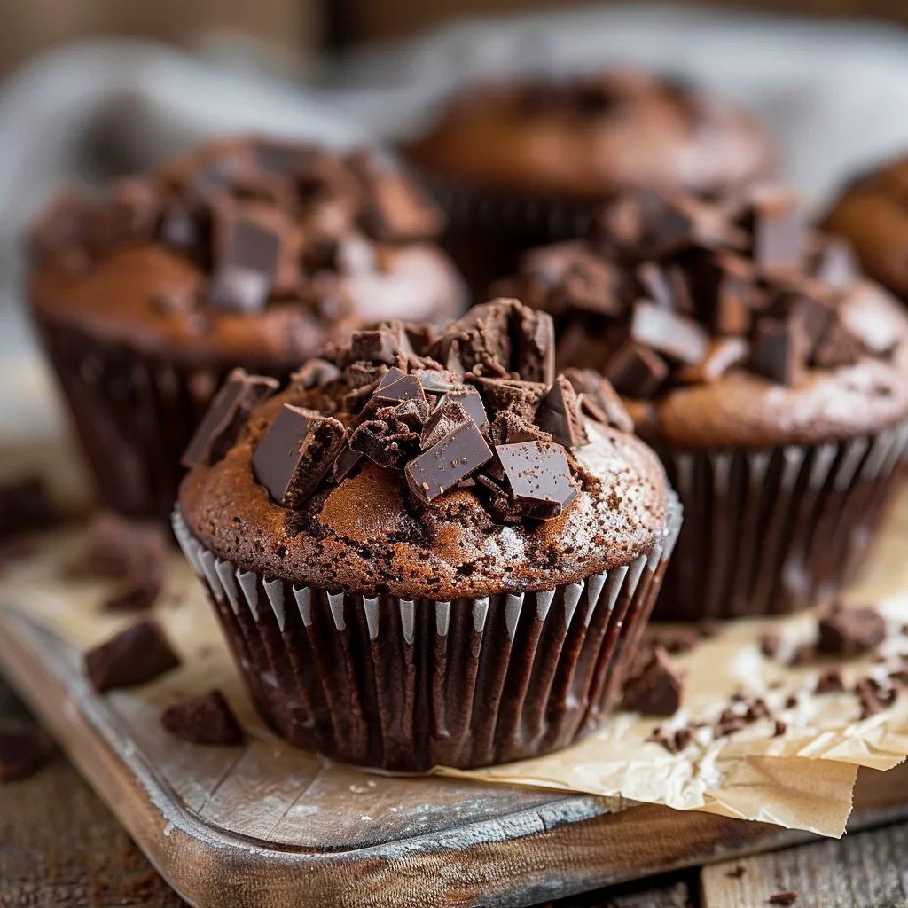 Super saftige Schoko-Muffins