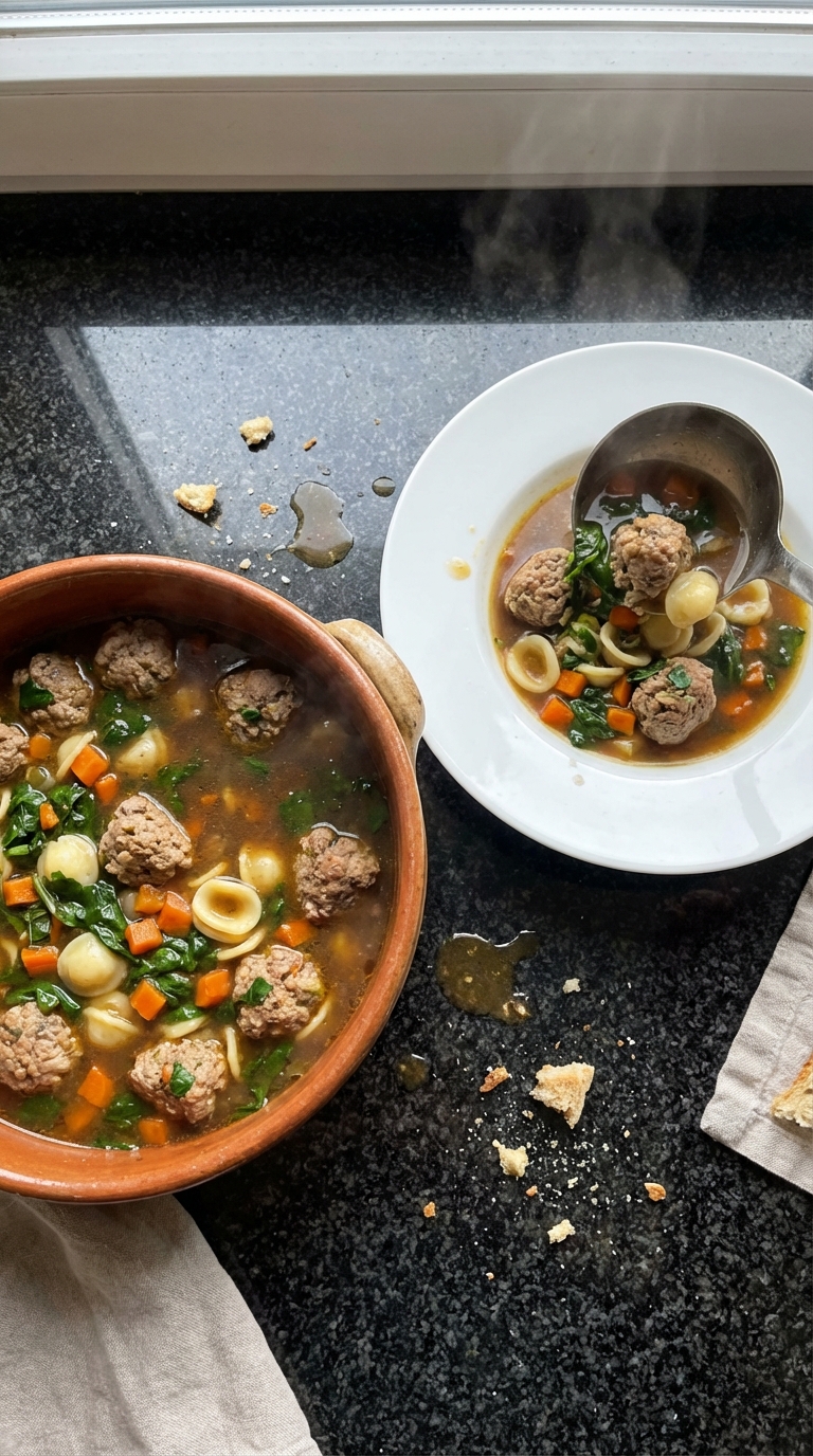 Italienische Hochzeitssuppe Klassik