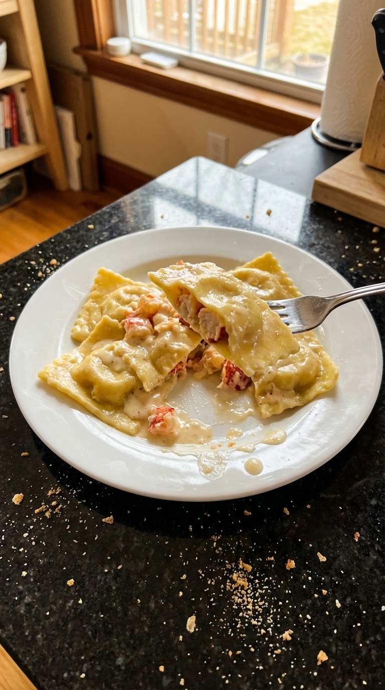 Hummer Alfredo Gefüllte Ravioli​