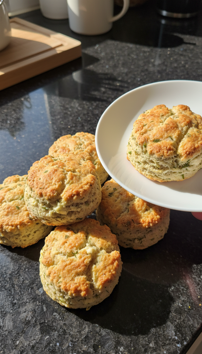 Hüttenkäse Kräuter Scones​