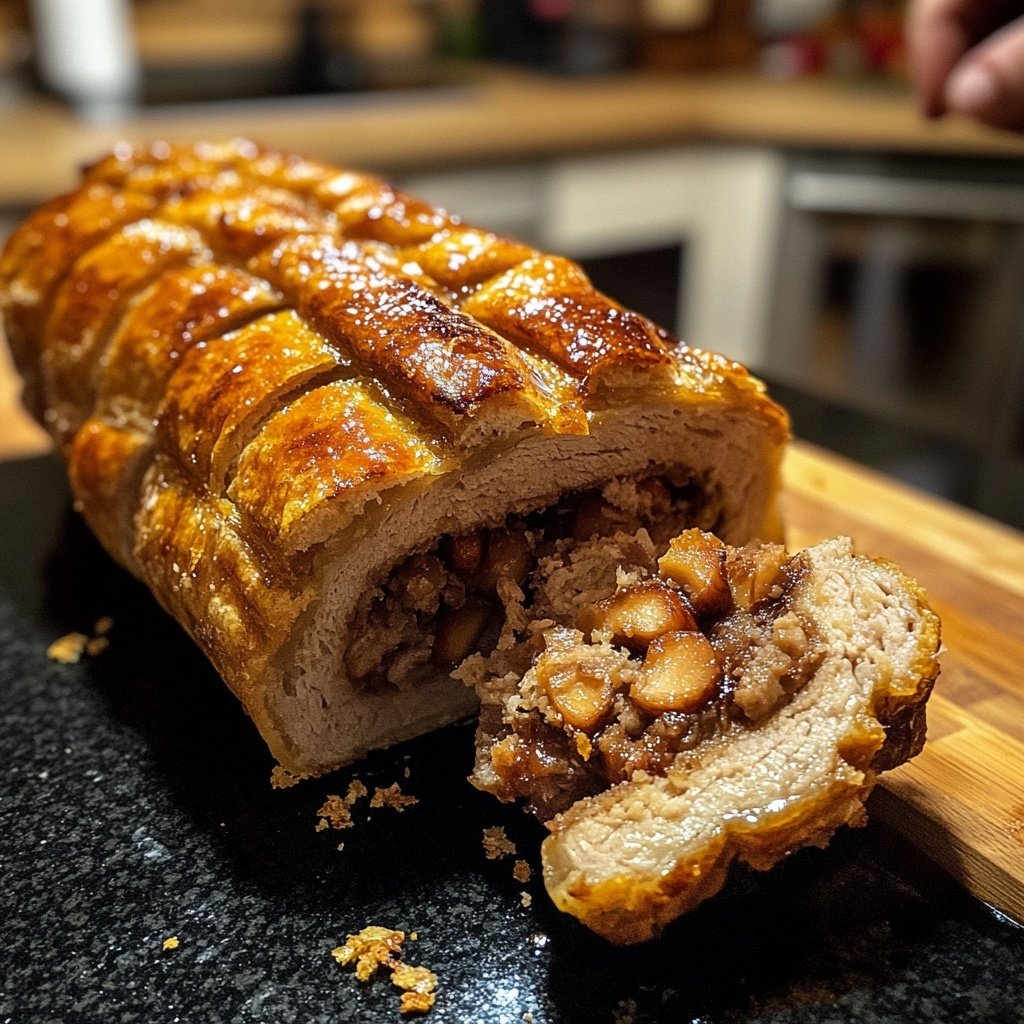 Weihnachtsgans mit Maronenfüllung