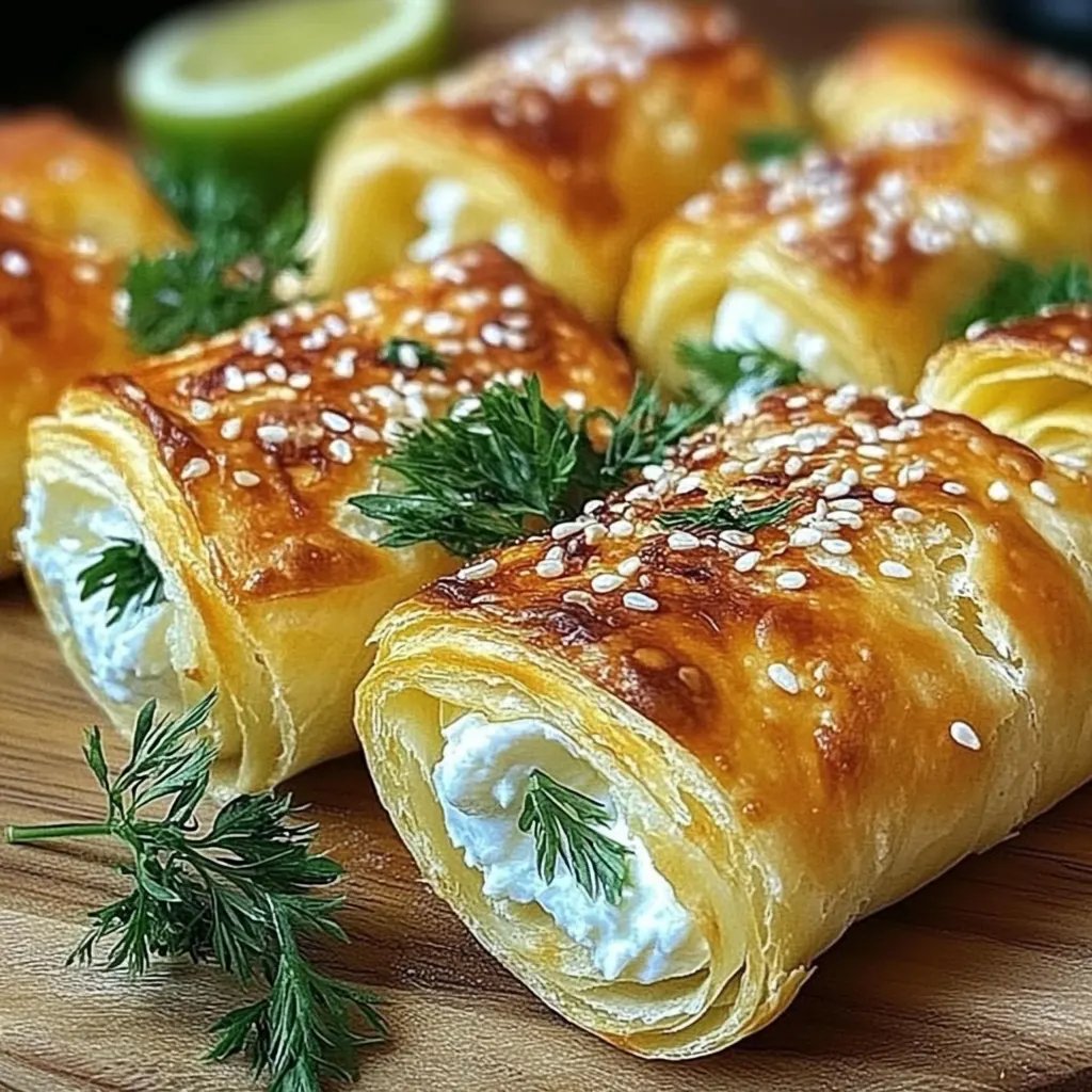 Knusprige Feta-Röllchen aus dem Ofen: Ein Unglaubliches Ultimatives Rezept!