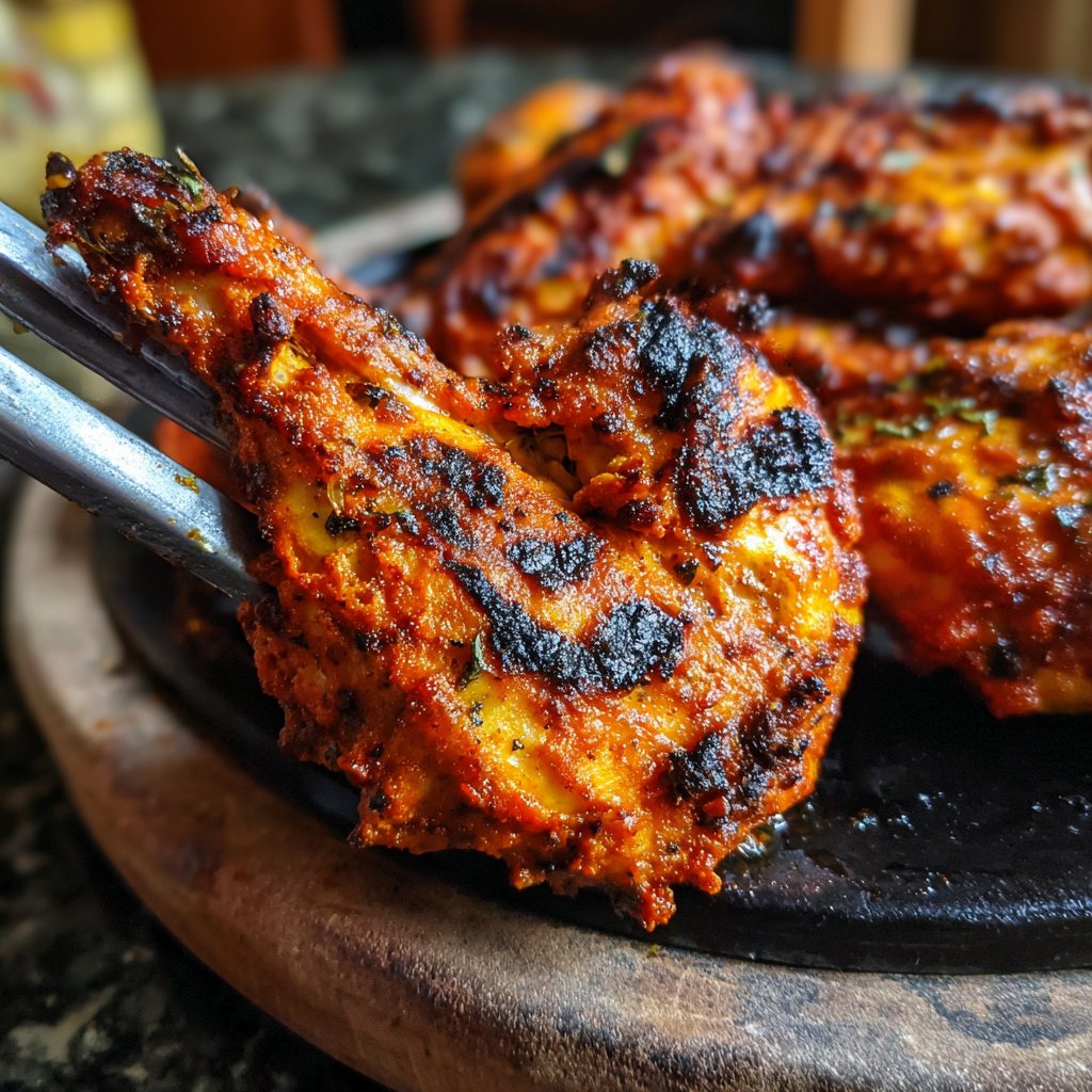 Tandoori Flügel mit indischen Gewürzen