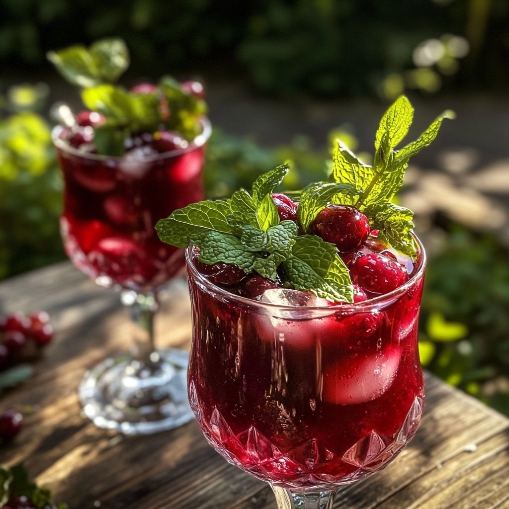 Beeriger Weihnachtsbeeren-Punsch
