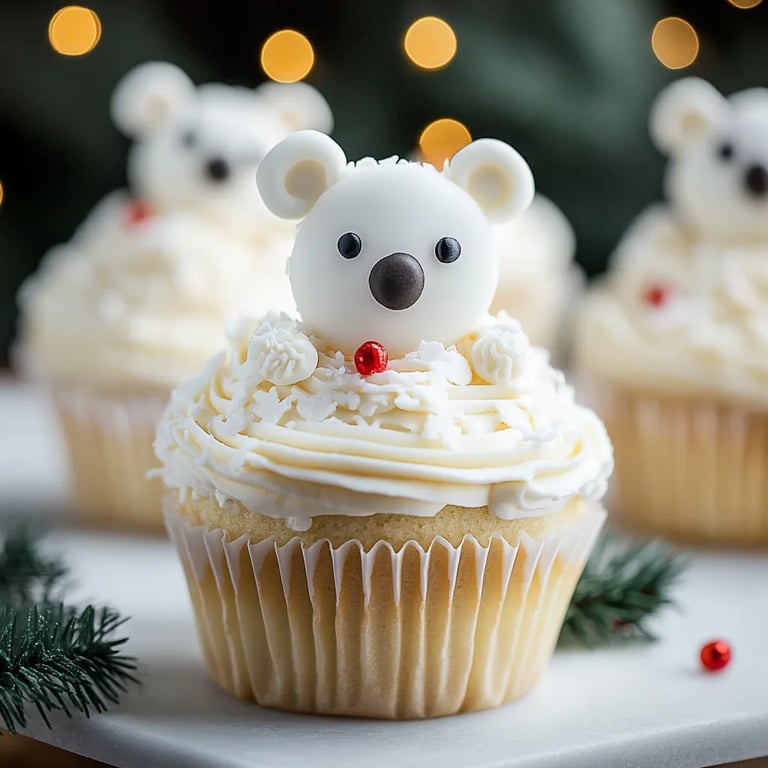 Christmas Polar White Bear Cupcakes: Ein Unglaubliches Ultimatives Rezept