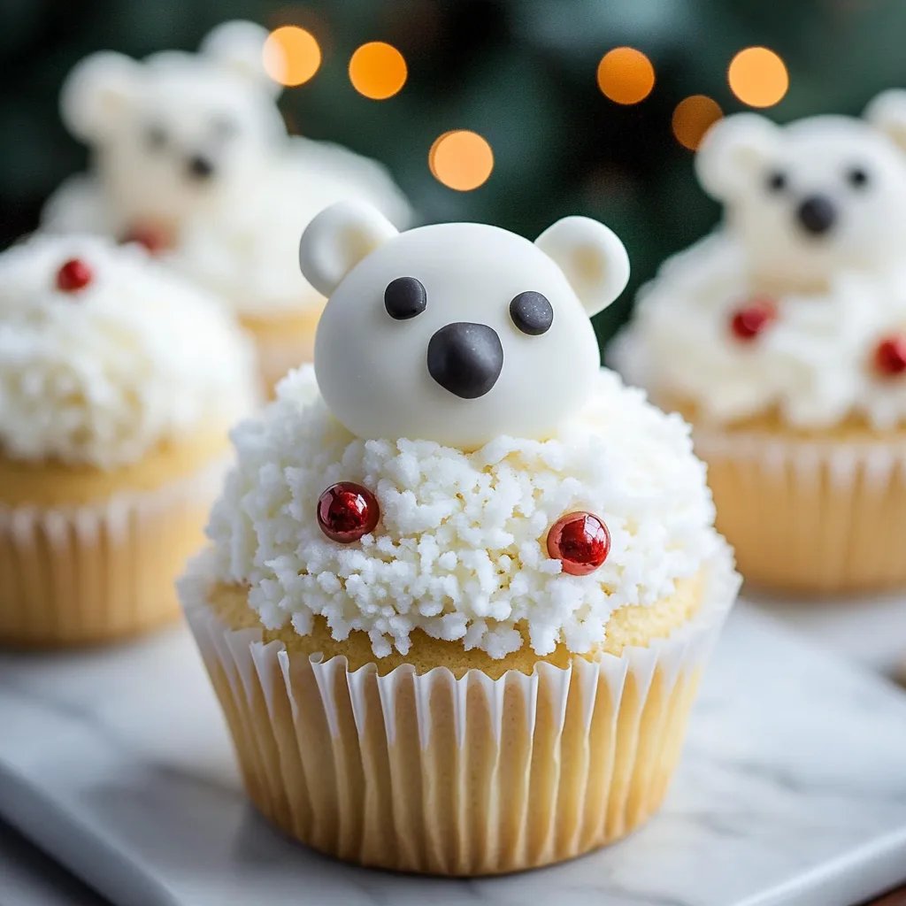 Christmas Polar White Bear Cupcakes: Ein Unglaubliches Ultimatives Rezept