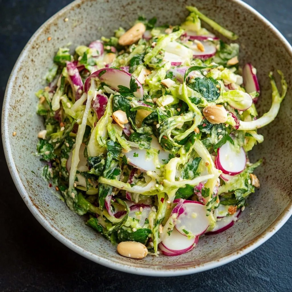 Cremiger Rosenkohlsalat