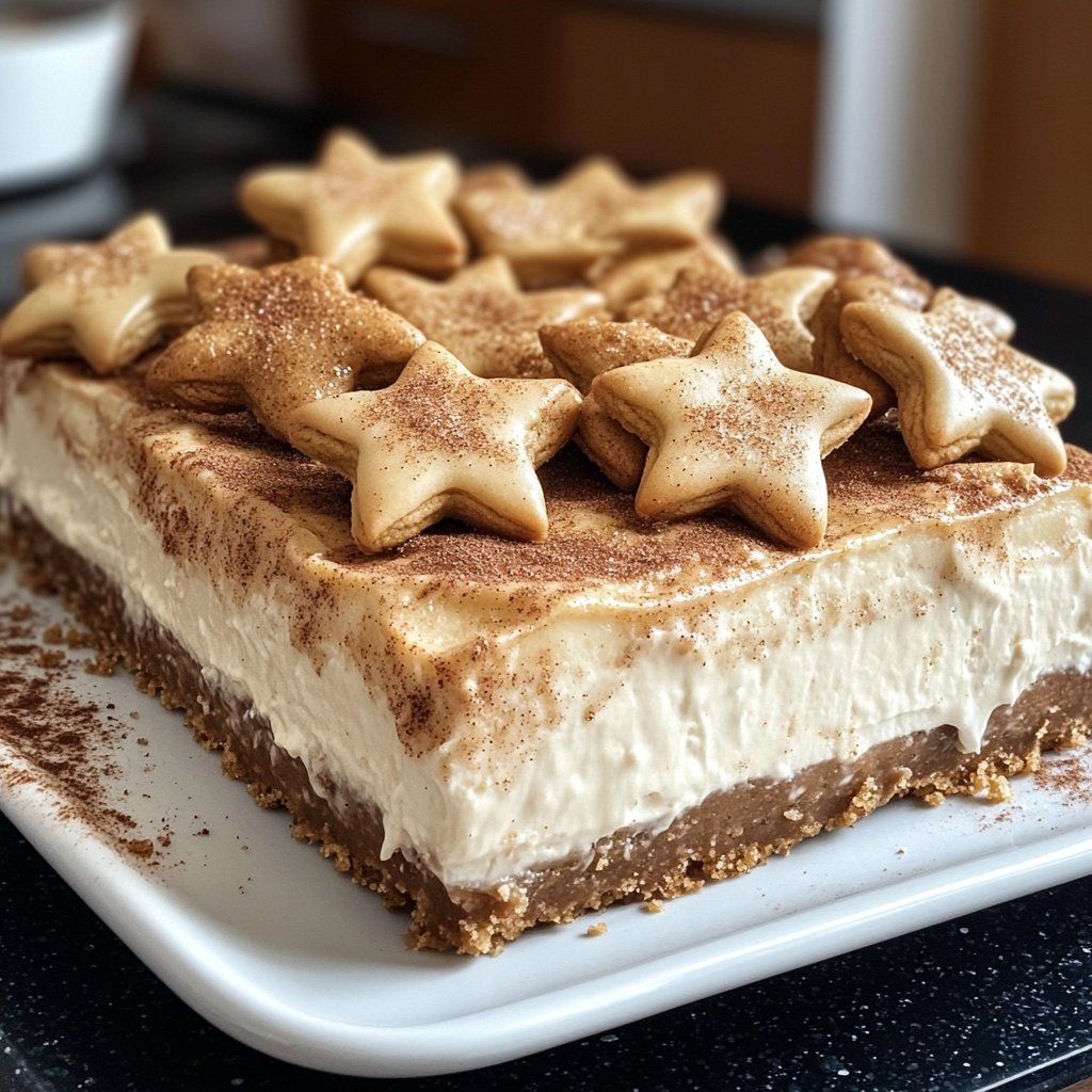 Zimtstern-Cheesecake – Weihnachts-Baking-Dessert