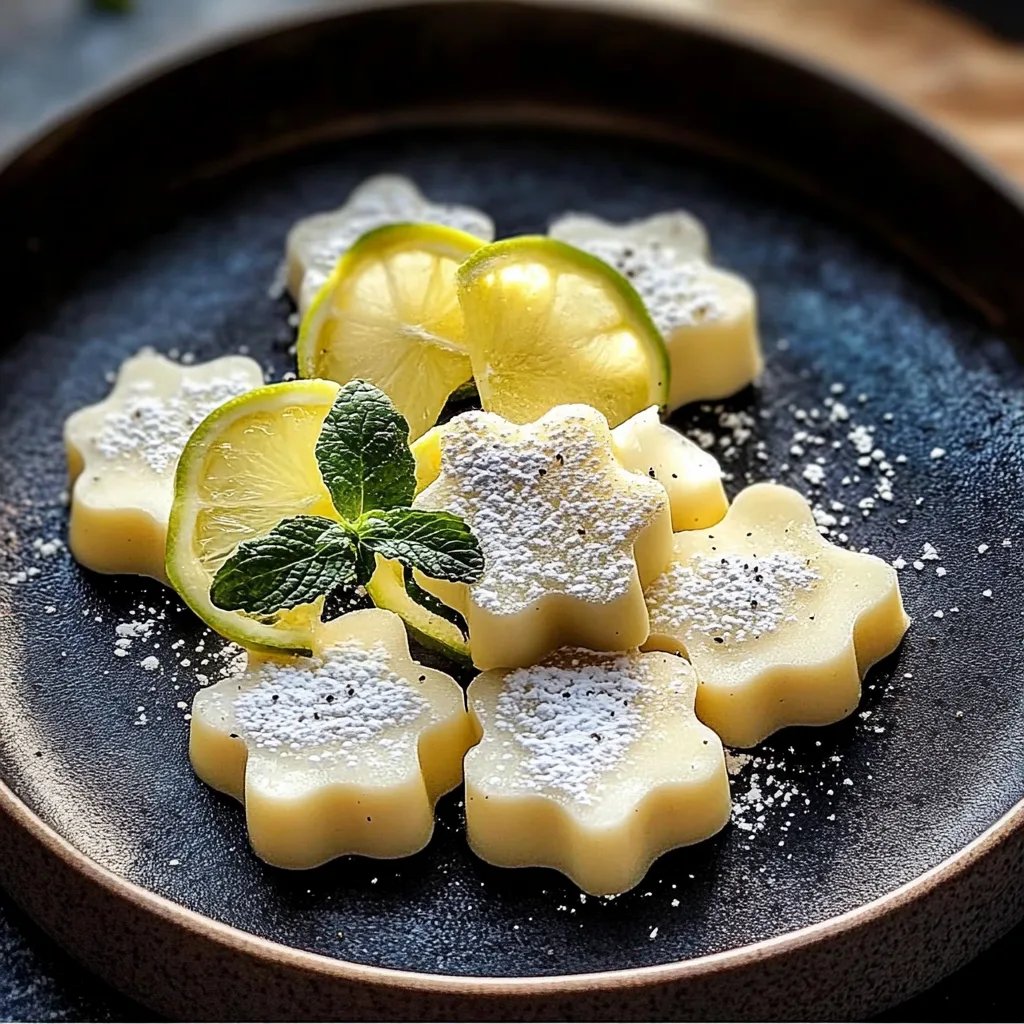 Zarte Zitronensterne