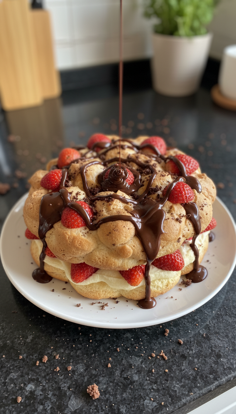 Schoko Erdbeer Wolkenkuchen​