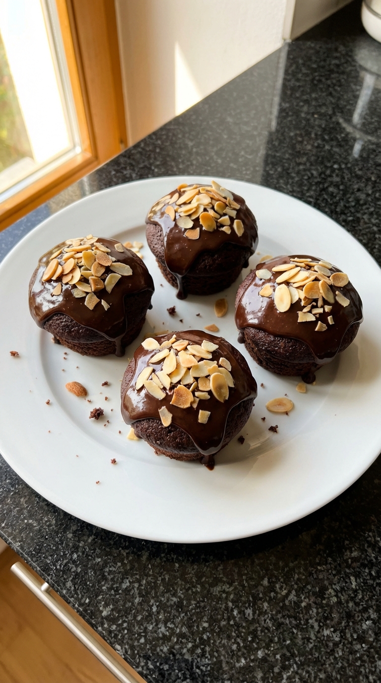 Schoko Mandel Cupcakes