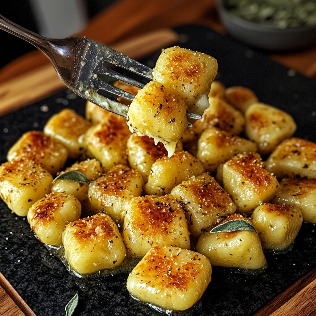 Kürbisgnocchi mit Salbeibutter